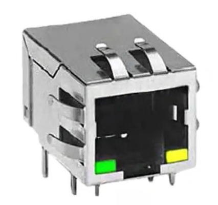 J1B1211CCD RJ45 Ethernet Connector MODULE WITH 10/100 BASE-TX